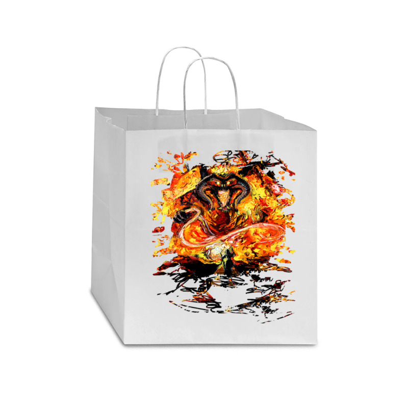 Van Gogh Never Passed (version 2) Star Paper Bag - 13 X 7 X 13 | Artistshot