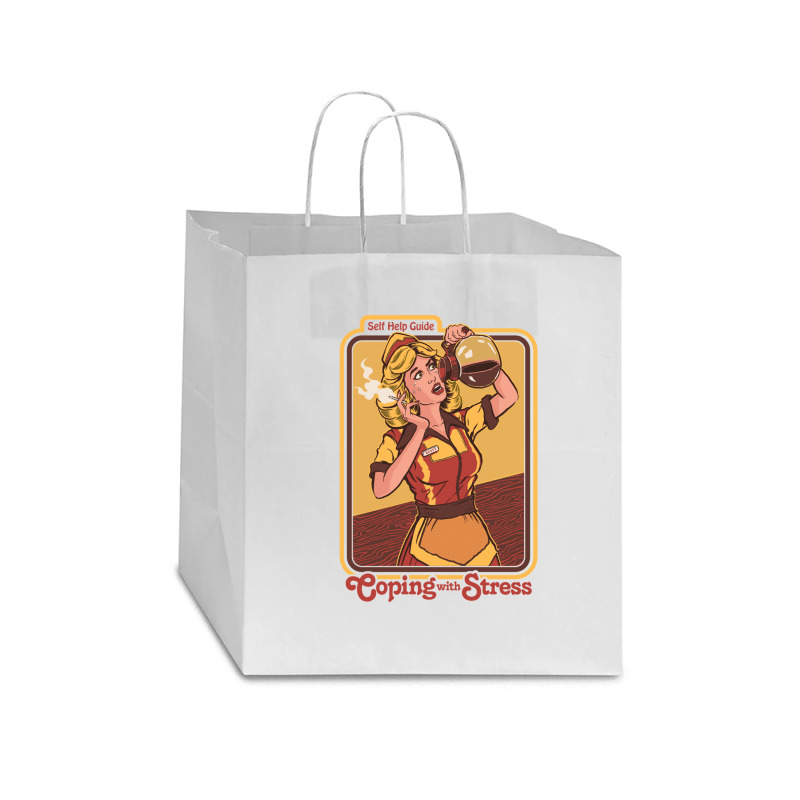 Coping With Stress 1 Star Paper Bag - 13 X 7 X 13 | Artistshot