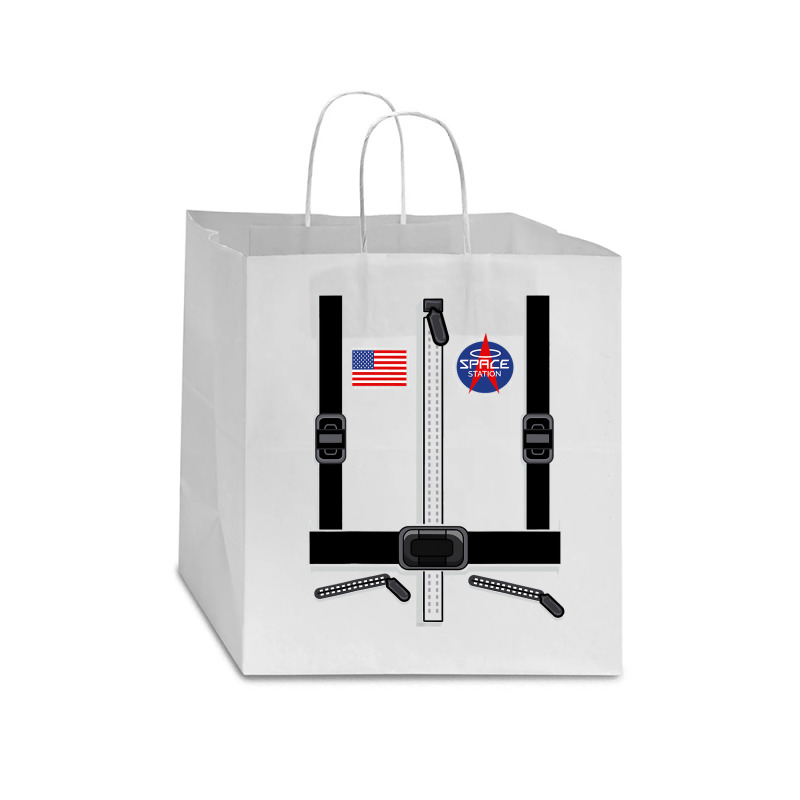 Astronaut Costume For Kids Men Women Space Suit Star Paper Bag - 13 X 7 X 13 | Artistshot