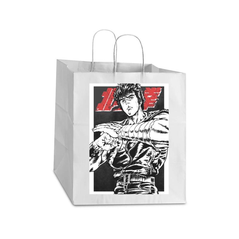 Anime Hokuto Anime Hokuto Anime Hokuto Anime Hokuto Anime Hokuto Anime Take out Paper Bag - 14 x 10 x 15 1/2 by CHADANDERSON | Artistshot