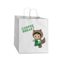 Salesforce Astro - Salesforce Trailblazer- Salesforce Design  (2) Take Out Paper Bag - 14 X 10 X 15 1/2 | Artistshot