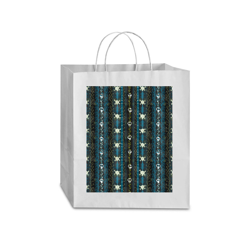 Vines-o-death----aqua- Traveler Paper Bag -13 X 6 X 15 3/4 | Artistshot