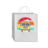 Retro Yellow School Bus For School Bus Driver And Busman Traveler Paper Bag -13 X 6 X 15 3/4 | Artistshot