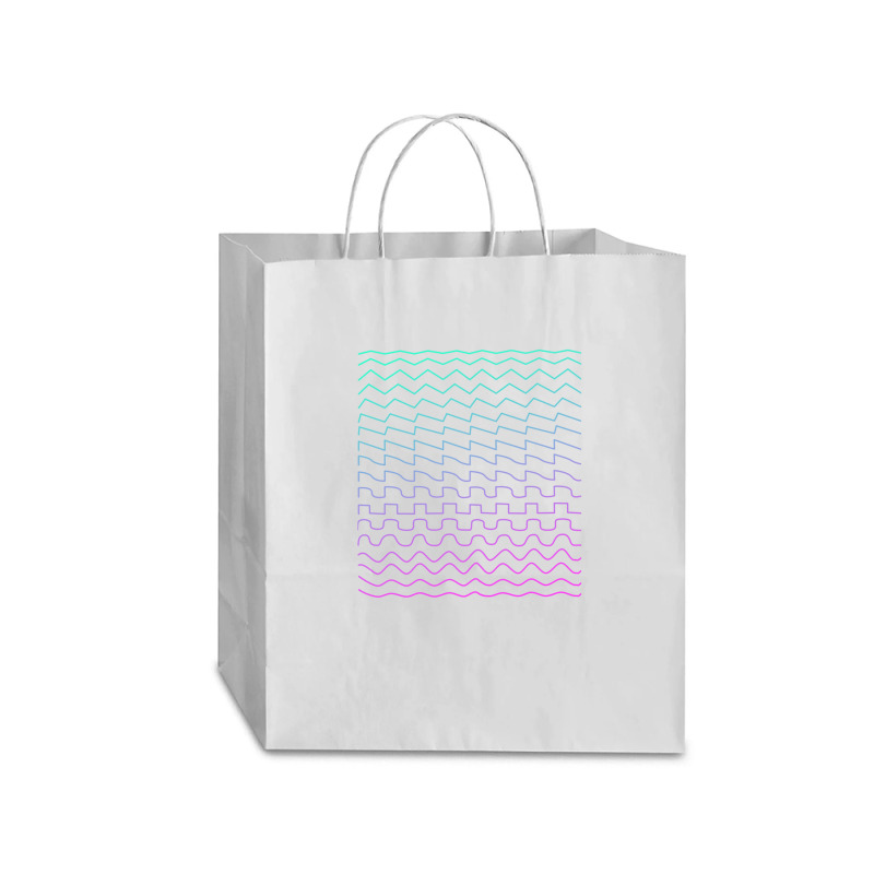 Synthesizer Waveforms Traveler Paper Bag -13 X 6 X 15 3/4 | Artistshot