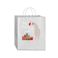 Fa La La Llama   Llama Christmas  Women Men Kids Traveler Paper Bag -13 X 6 X 15 3/4 | Artistshot