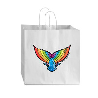 Rainbow Mermaid Tail, Rainbow Mermaid Tail Art, Rainbow Mermaid Tail V Vogue Paper Bag - 16 X 6 X 12 | Artistshot