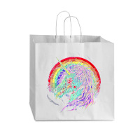 Zombie Unicorn, High Quality Microfiber, Zombie Unicorn Art, Zombie Un Vogue Paper Bag - 16 X 6 X 12 | Artistshot