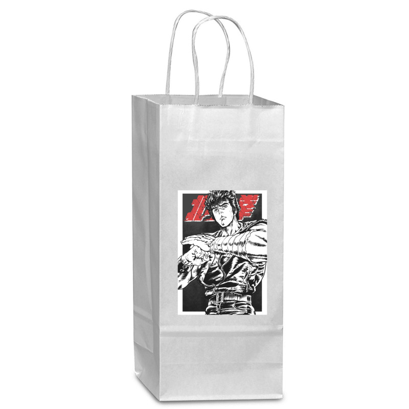 Anime Hokuto Anime Hokuto Anime Hokuto Anime Hokuto Anime Hokuto Anime Wine Paper Bag - 5 1/2 x 3 1/4 x 13 by CHADANDERSON | Artistshot