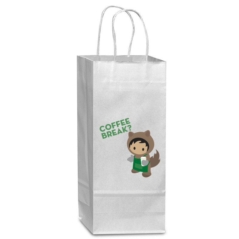 Salesforce Astro - Salesforce Trailblazer- Salesforce Design  (2) Wine Paper Bag - 5 1/2 X 3 1/4 X 13 | Artistshot