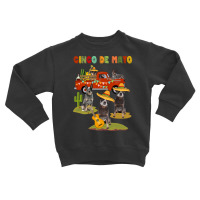 Australian Cattle Dog Cinco De Mayo Riding Truck Mexico Costume Toddler Sweatshirt | Artistshot