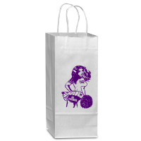 Minnesota Retro Cheerleader Wine Paper Bag - 5 1/2 X 3 1/4 X 13 | Artistshot