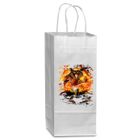 Van Gogh Never Passed (version 2) Wine Paper Bag - 5 1/2 X 3 1/4 X 13 | Artistshot