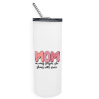 Mom In Every Season, She Shines With Grace Skinny Tumbler | Artistshot