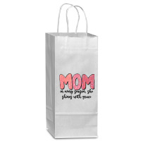 Mom In Every Season, She Shines With Grace Wine Paper Bag - 5 1/2 X 3 1/4 X 13 | Artistshot