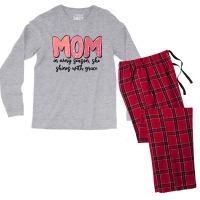 Mom In Every Season, She Shines With Grace Men's Long Sleeve Pajama Set | Artistshot