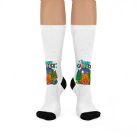 Happy Camper Crew Socks | Artistshot