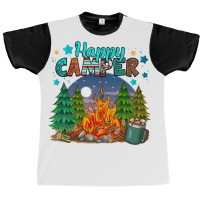 Happy Camper Graphic T-shirt | Artistshot