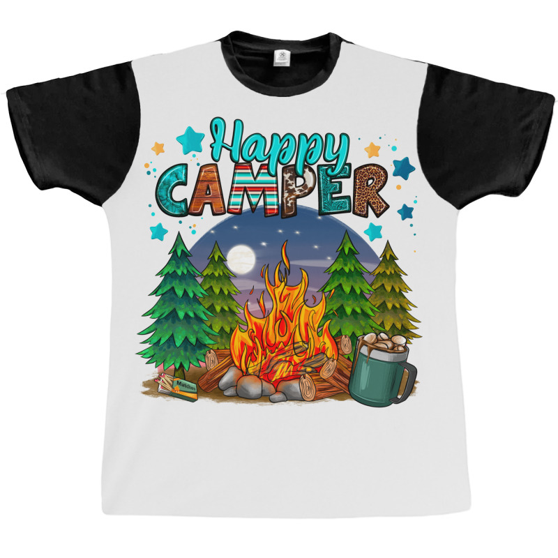 Happy Camper Graphic T-shirt | Artistshot