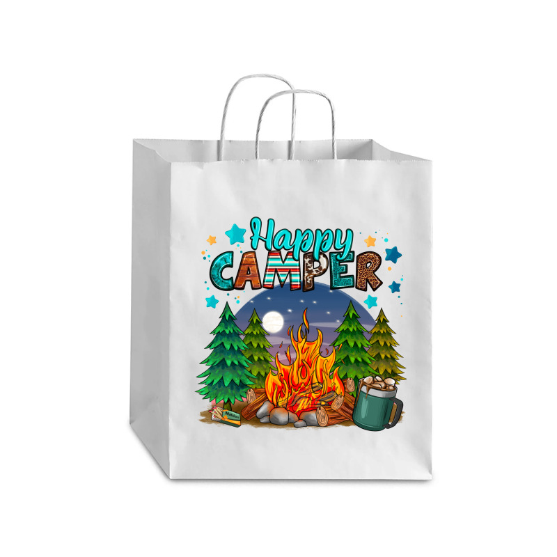 Happy Camper Debie Paper Bag - 10 X 5 X 13 | Artistshot