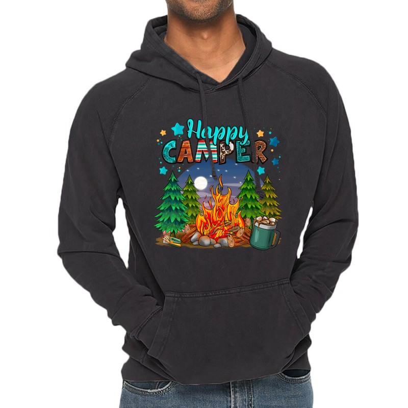 Happy Camper Vintage Hoodie | Artistshot