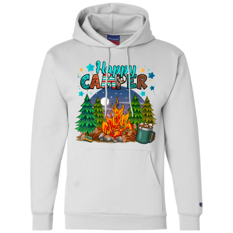 Happy Camper Champion Hoodie | Artistshot