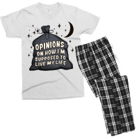 Opinions On How I'm Supposed To Live My Life Men's T-shirt Pajama Set | Artistshot