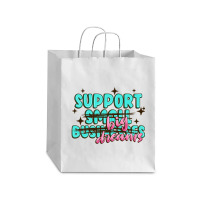 Support Small Businesses Big Dreams Debie Paper Bag - 10 X 5 X 13 | Artistshot