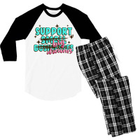 Support Small Businesses Big Dreams Men's 3/4 Sleeve Pajama Set | Artistshot