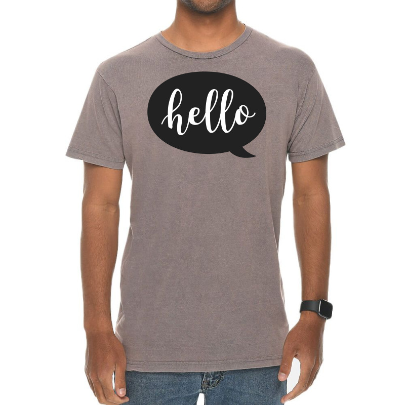 Hello Vintage T-shirt | Artistshot