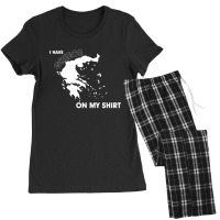 I Have Greece On My Women's Pajamas Set | Artistshot