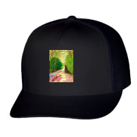 David Hockney The Arrival Of Spring Trucker Cap | Artistshot