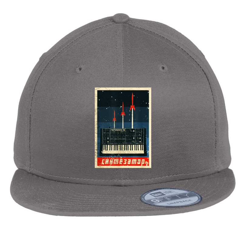 Vintage Synthesizer Flat Bill Snapback Cap | Artistshot