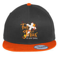 Fall For Jesus He Never Leaves Canada Maples Flat Bill Snapback Cap | Artistshot