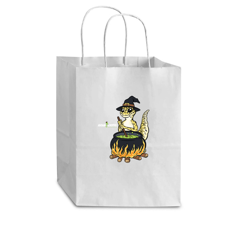 Witchy Leopard Gecko Cub Paper Bag - 8 X 4 1/2 X 10 1/4 | Artistshot