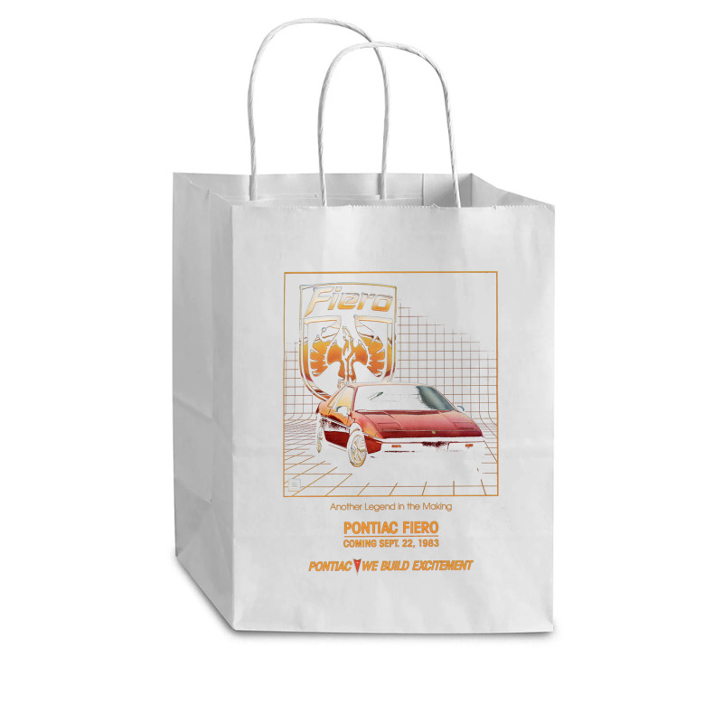 Pontiac Fiero Cub Paper Bag - 8 X 4 1/2 X 10 1/4 | Artistshot