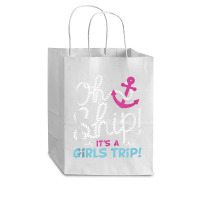 Oh Ship It's A Girlstrip   Oh Ship Cruise Tank Top Cub Paper Bag - 8 X 4 1/2 X 10 1/4 | Artistshot