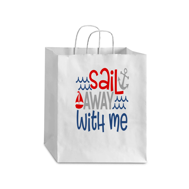 Sail Away With Me Debie Paper Bag - 10 X 5 X 13 | Artistshot