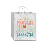 Hippie Halloween Costume Pretend I'm A Movie Character Debie Paper Bag - 10 X 5 X 13 | Artistshot