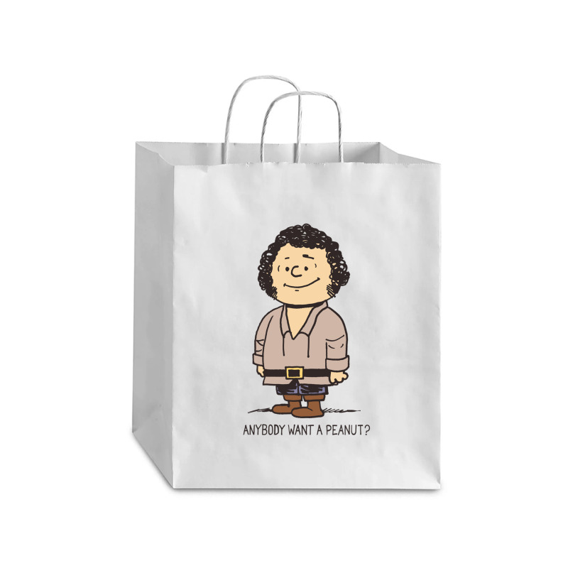 Anybody Want A Peanut Debie Paper Bag - 10 X 5 X 13 | Artistshot