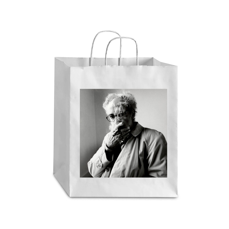 Jean-luc Godard French-swiss Film Director Debie Paper Bag - 10 X 5 X 13 | Artistshot