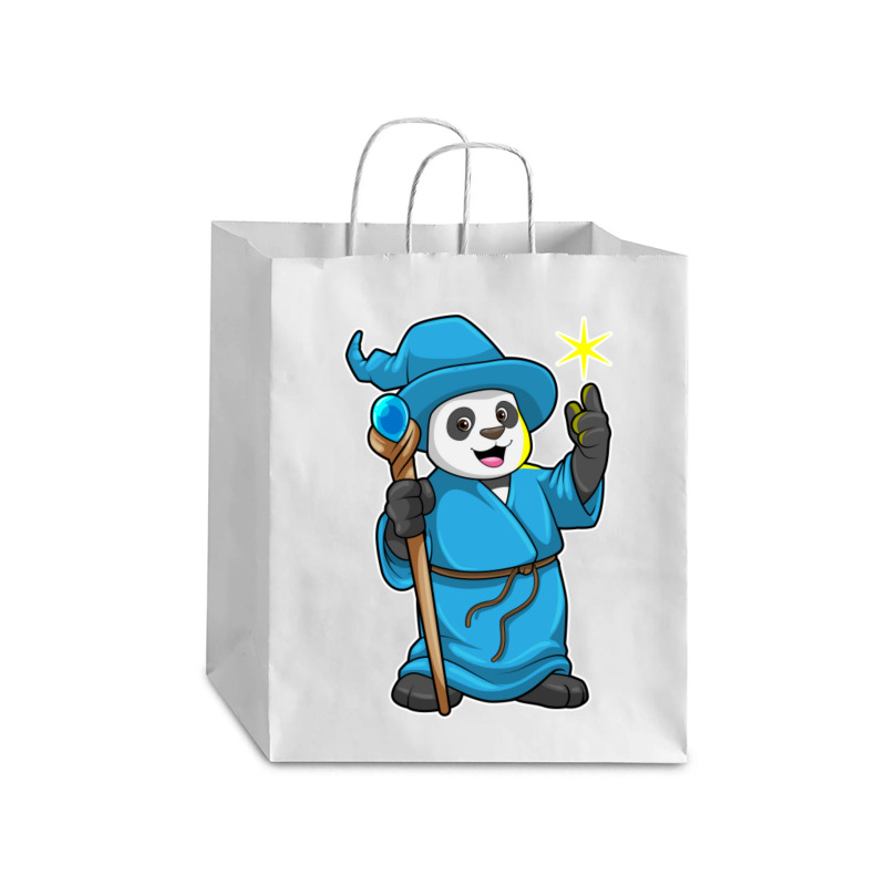 C:\users\dell\desktop\l2\chung 7\panda Types Panda As Wizard With Magi Debie Paper Bag - 10 X 5 X 13 | Artistshot