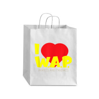 I (heart) W.a.p.   Song Parody   I Heart Pancakes & Waffles T Shirt Debie Paper Bag - 10 X 5 X 13 | Artistshot