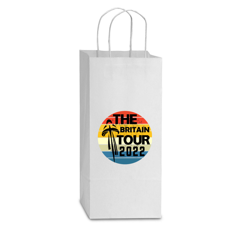 The  Britain Tour- 2022 Premium Double Wine Paper Bag - 6 1/2 X 3 1/2 X 12 3/8 | Artistshot