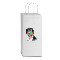 Rajinikanth Kabali Double Wine Paper Bag - 6 1/2 X 3 1/2 X 12 3/8 | Artistshot