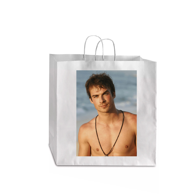 Ian Somerhalder Shirtless Gift Jumbo Paper Bag - 18 X 7 X 18 3/4 | Artistshot