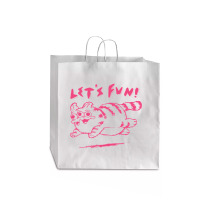 Let's Fun! Pink Jumbo Paper Bag - 18 X 7 X 18 3/4 | Artistshot