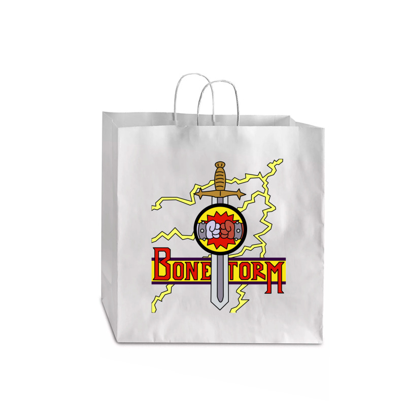 Bonestorm Clear Jumbo Paper Bag - 18 X 7 X 18 3/4 | Artistshot