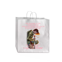 Fate Whispers To The Warrior Long Sleeve T Shirt Jumbo Paper Bag - 18 X 7 X 18 3/4 | Artistshot