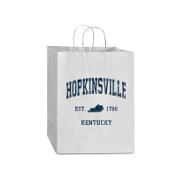 Hopkinsville Kentucky Ky Vintage Athletic Navy Sports Design T Shirt Mart Paper Bag -13 X 7 X 17 | Artistshot