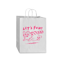 Let's Fun! Pink Mart Paper Bag -13 X 7 X 17 | Artistshot